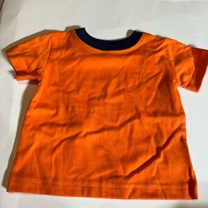 NEW KIDGETS ORANGE MIX SHORT SLEEVE SIZE 0-3M T SHIRT